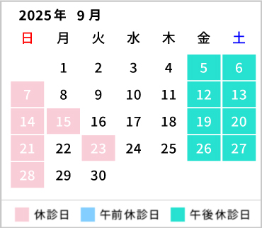 カレンダー202409